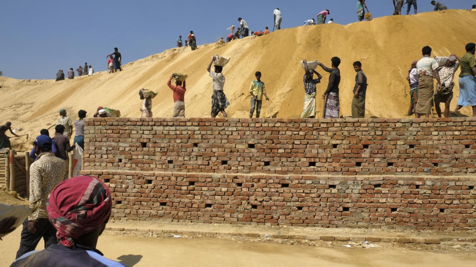 Bangladesh's monsoon season runs April to September. In 2018, reports commissioned by UNHCR estimated that between 150,000 and 200,000 Rohingya would be at risk from the monsoons.