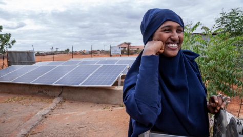 Ethiopia. Sabriina thinks solar is the future