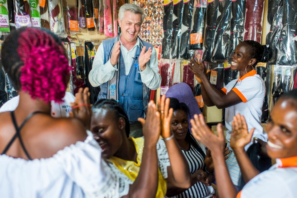 Cote D'Ivoire. Ivorian returnee starting a business in her hometown