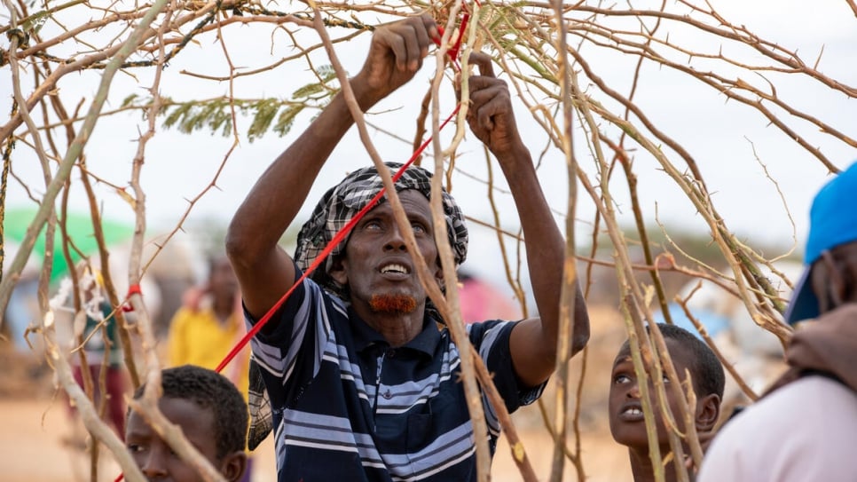 Dekow Ali a fui la Somalie avec sa famille après la perte de nombreuses récoltes et la mort de la plupart de ses animaux en raison de la sécheresse. 