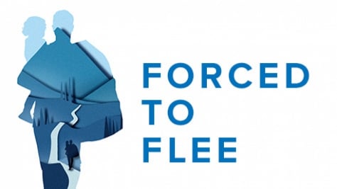  Forced to Flee podcast logo
