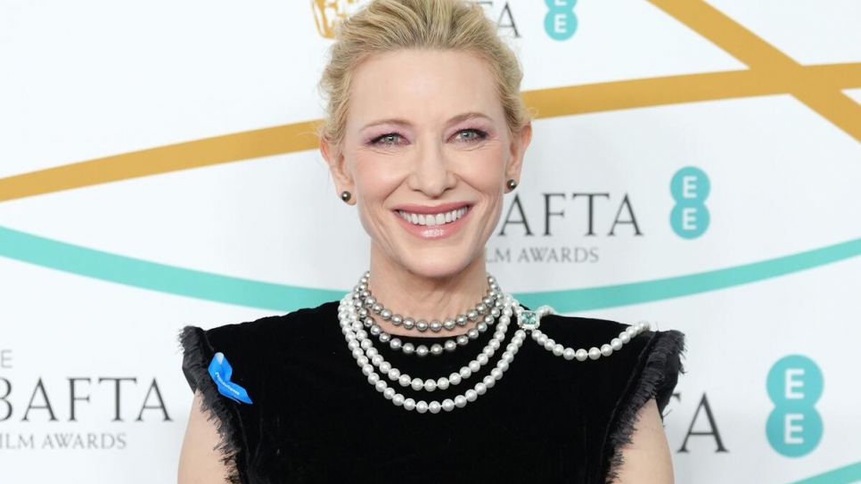 Cate Blanchett attends the EE BAFTA Film Awards 2023 at The Royal Festival Hall on 19 February, 2023 in London, England.