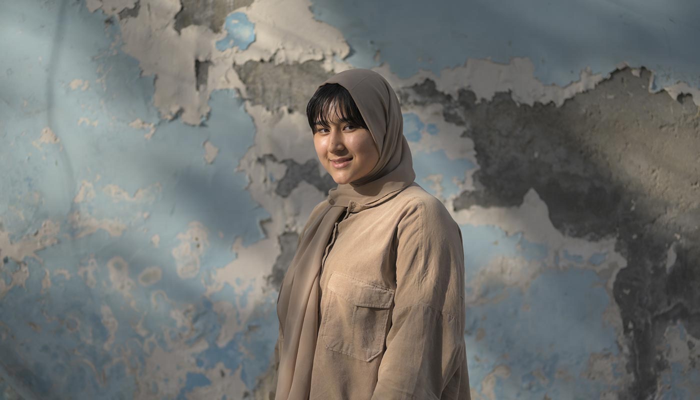 INDIA. Sidiqa Shafaie, 15 is an Afghan refugee youth leader for the past two-years in Delhi, India. As a young women leader, she continues to encourage her friends by sharing life lessons that she’s learned over the years.