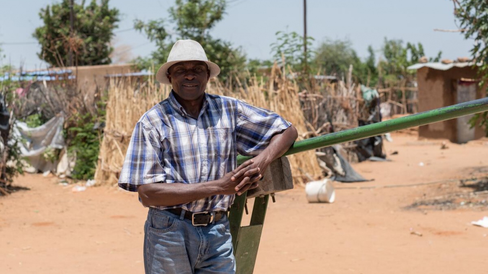 Martin Byendimbwa, chairperson of the Refugee Community Committee of Namibia, fears for the future of refugees in Osire settlement.