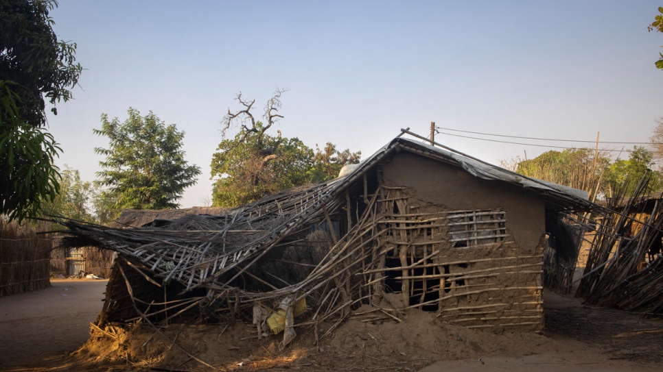 Cyclone Gombe's strong winds and heavy rains damaged 80 per cent of shelters for refugees in Maratane settlement.