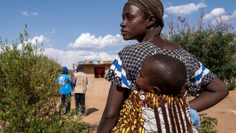 Refugees are facing stark choices as unseasonal weather has destroyed crops in Osire.