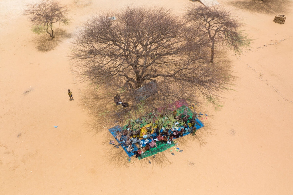 Chad. School in Kouchaguine-Moura camp still overflows despite new classrooms
