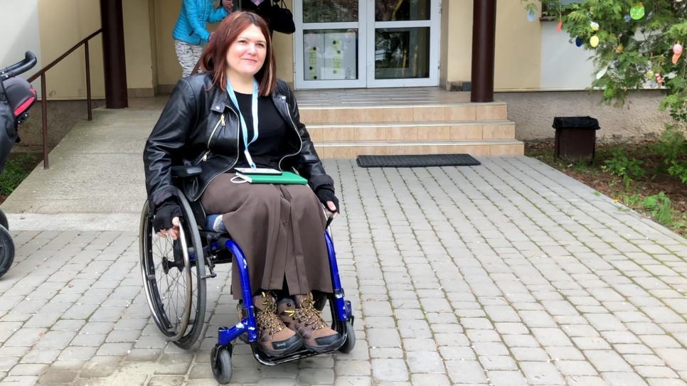Disability rights activist helps others with disabilities find safety from war in Ukraine