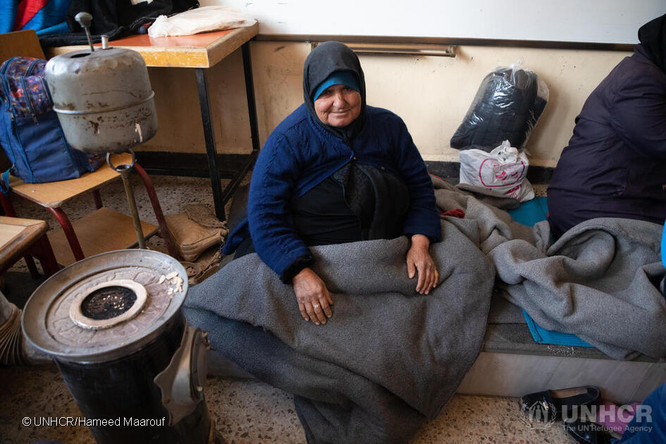 Syria. UNHCR provides assistance to earthquake-affected families in Aleppo