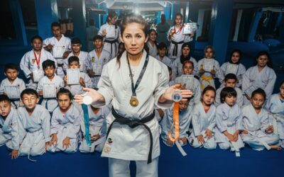 In Indonesia, a female refugee karate champion and trainer is inspiring others