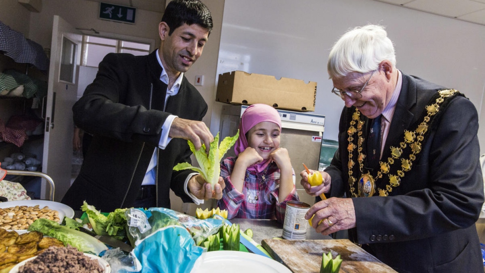 Syria refugee family are sponsored by locals, helping them re-anchor after the pain of flight from war 