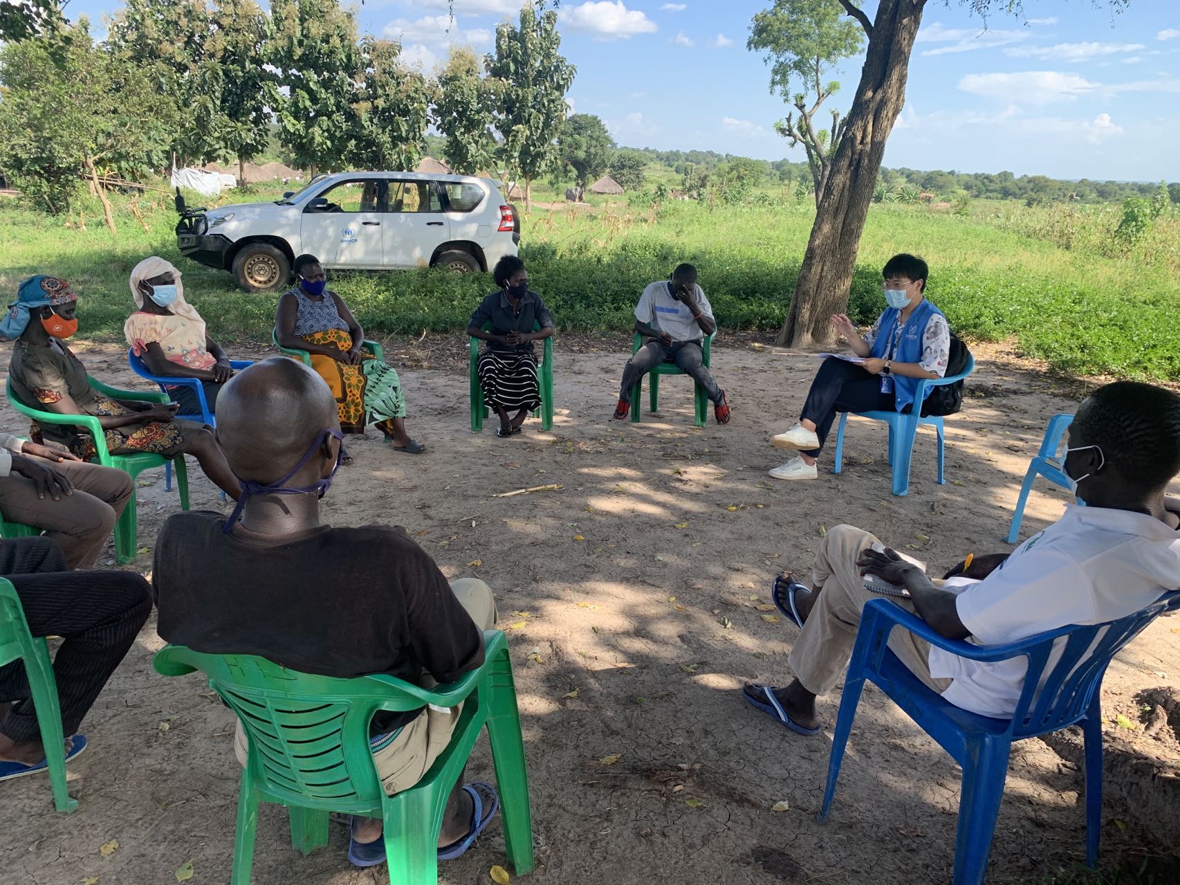 As UNHCR frontliners, we work around the clock to aid the refugees in the camp, and we go the extra mile to foster close bonds with the community.