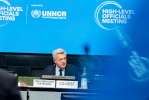 UN High Commissioner for Refugees Filippo Grandi makes his closing rem...