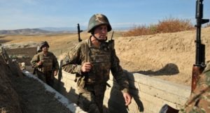 Armenian soldiers on Karabakh frontline (Source: EADaily)