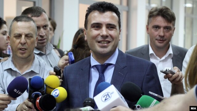 Macedonian opposition leader Zoran Zaev. (file photo)