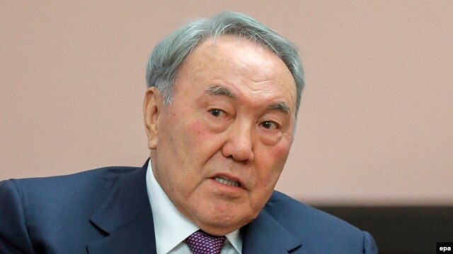 Kazakh President Nursultan Nazarbaev (file photo)