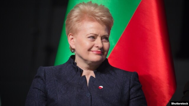Lithuanian President Dalia Grybauskaite says 'no one has the right to threaten' us.