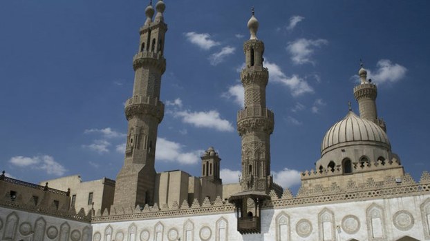 File photo of a mosque at Al-Azhar University in Cairo, Egypt, from which Uyghur students have been rounded up at China's behest.