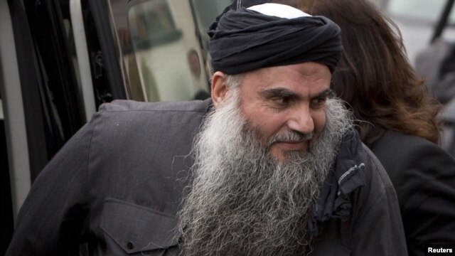 Muslim cleric Abu Qatada after his release on bail by a U.K. court in November