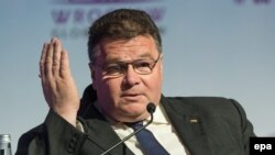 Lithuanian Foreign Minister Linas Linkevicius