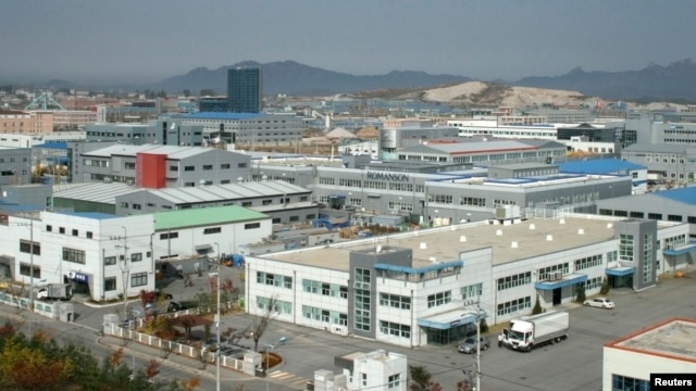 An aerial view of the inter-Korean industrial park in Kaesong (file photo)