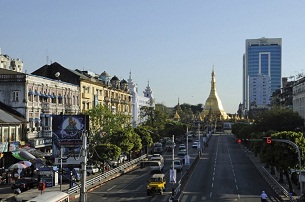 A view of central Rangoon, Burma's biggest city, Aug. 13, 2012.