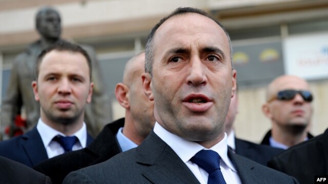 Former Kosovo Prime Minister Ramush Haradinaj (file photo)