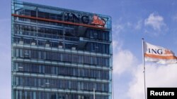 The headquarters of the ING financial group in Amsterdam (file photo)