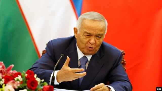 Uzbek President Islam Karimov during a recent China visit