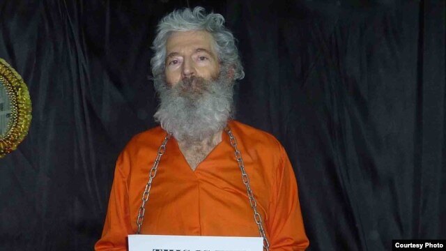 A photograph of missing retired FBI agent Robert Levinson, who disappeared in 2007 on the Iranian island of Kish. The family received it by e-mail in April 2011.