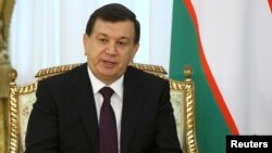 Uzbek President Shavkat Mirziyaev
