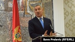 Former Montenegrin Prime Minister Milo Djukanovic (file photo)