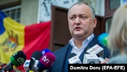 Moldovan President Igor Dodon is frequently at odds with Filip and his government, which favors closer ties with the EU and the United States.