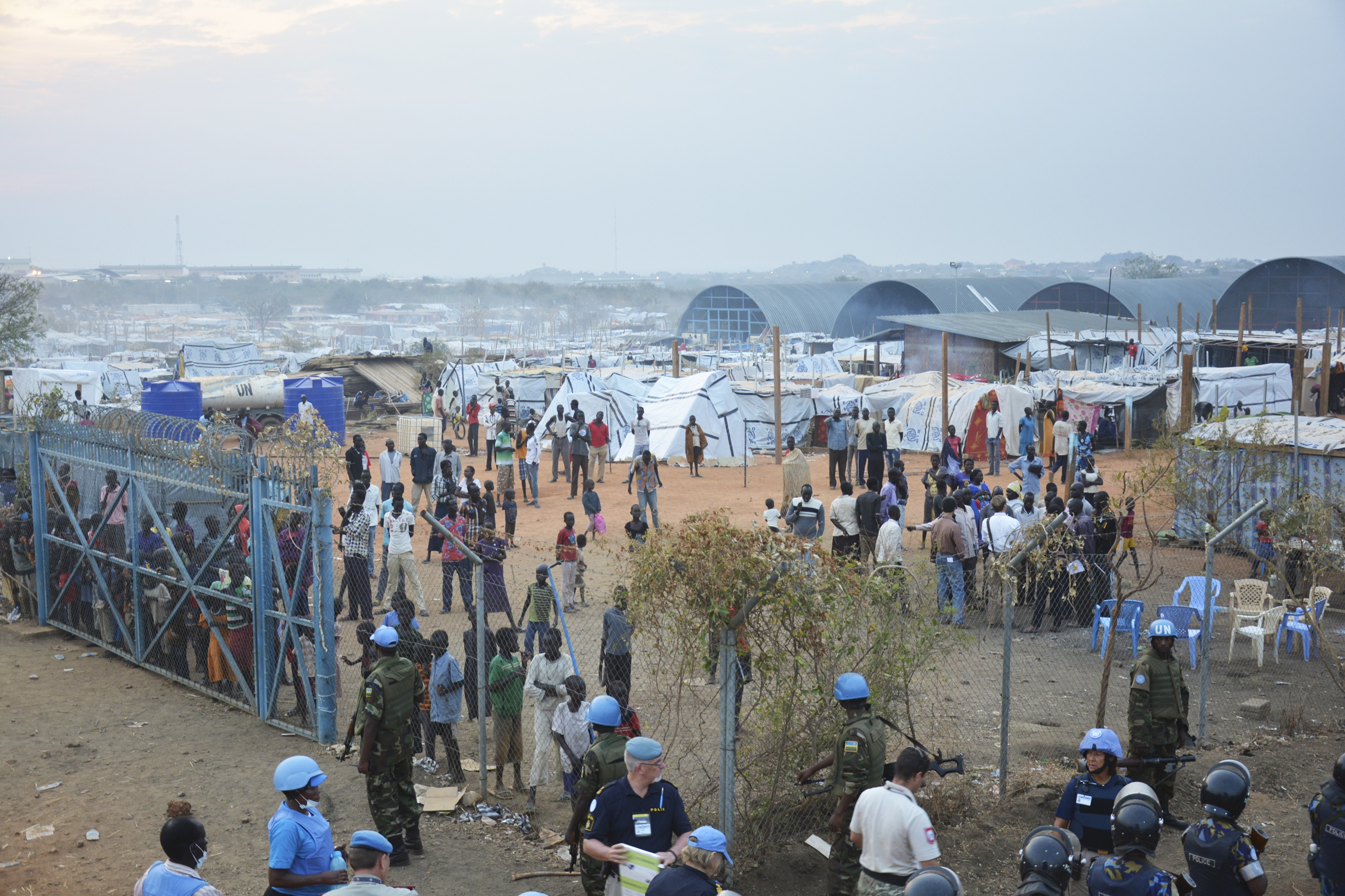 UN House IDP PoC camp in Juba