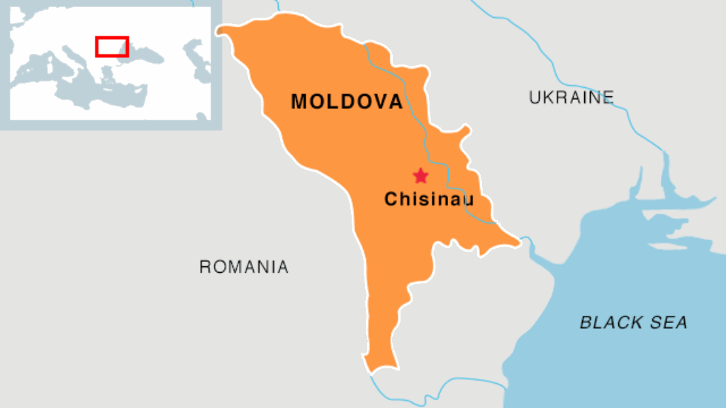 Map – Moldova