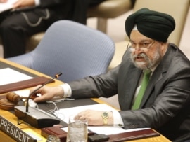 UN Security Council President Hardeep Singh Puri