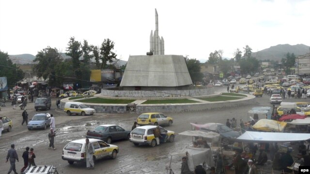 A file photo of the city of Pol-e Khomri, in Baghlan Province, where the two young victims lived