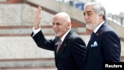 Is the 'national unity' government of President Ashraf Ghani (left) and Chief Executive Abdullah Abdullah divided beyond repair?