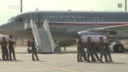 Plane With Bodies Of Czech Soldiers Killed In Afghanistan Lands In Prague