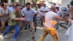 Crimean Tatar Sets Himself On Fire To Protest Building Development