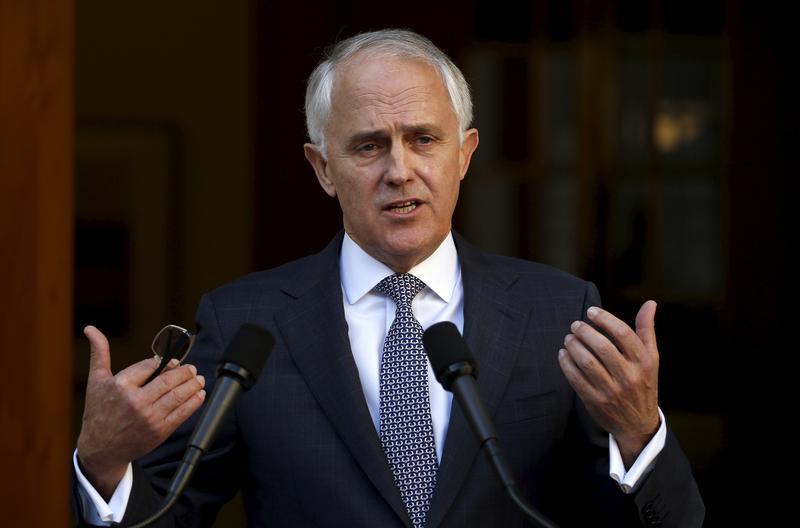 Australian Prime Minister Malcolm Turnbull speaks during a media conference at Parliament House in Canberra, Australia, September 20, 2015.