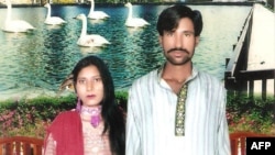 Shahzad Masih (right) and Shama Shahzad were burned alive in an industrial kiln in 2014.