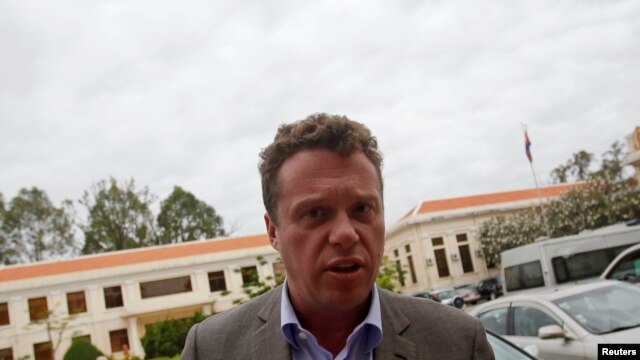 Russian tycoon Sergei Polonsky in Phnom Penh (file photo)