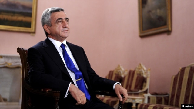 Armenian President Serzh Sarkisian (file photo)