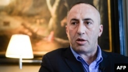 Former Kosovo Prime Minister Ramush Haradinaj has described himself as a 'political hostage.'