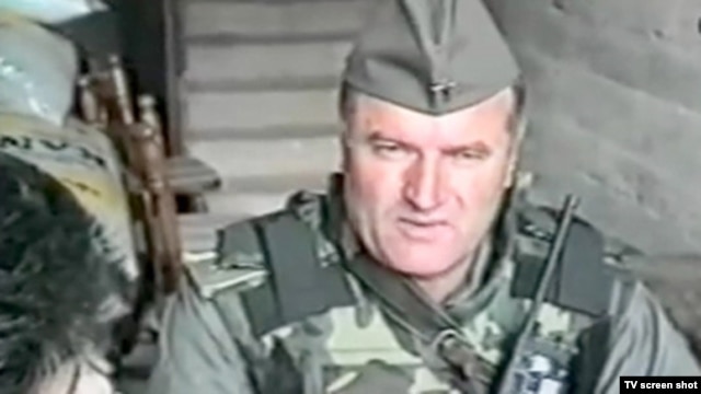 Ratko Mladic, pictured in Croatia in 1991