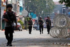 Members of Indonesian security forces (Source: Reuters)