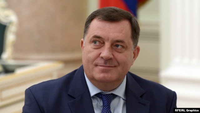 Milorad Dodik, the president of Bosnia's Republika Srpska (file photo)