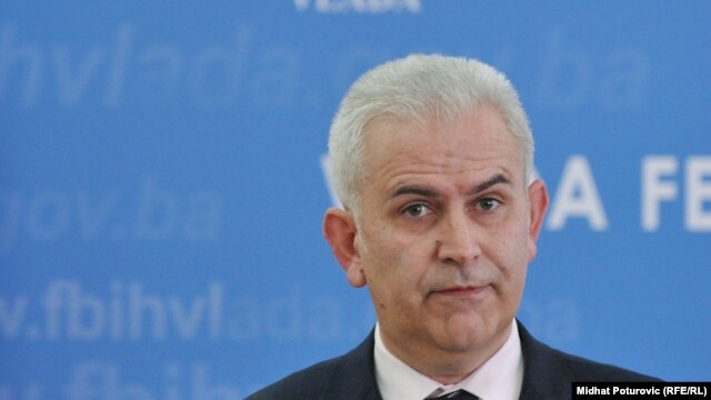 The president of the Bosniak-Croat Federation, Zivko Budimir