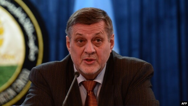 UN Special Representative to Afghanistan Jan Kubis (file photo)